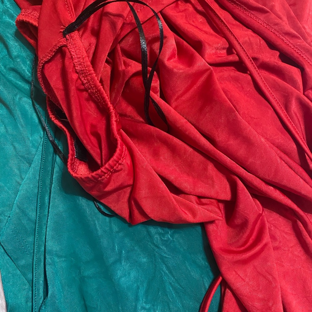 New 1X Halter Jumpsuits. Qty 2.